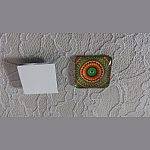 cabujón de cristal cuadrado 25mm 005 