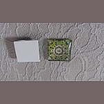 cabujón de cristal cuadrado 25mm 004 