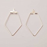 Portapendientes de plata Diamond Primer N°01 x 1 pieza
