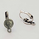 Portapendientes Dormeuse N°106 x 1 Par Plata