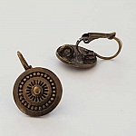 Portapendientes Dormeuse N°116 x 1 Par Bronce