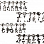 Breloque Alphabet 03 Lettre U et Strass