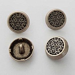 Bouton Argent N°11 de 18 mm Rond