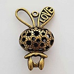 Breloque Lapin N°04 Bronze