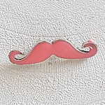 Breloque pendentif Moustache N°17 Rose