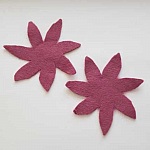 Jolie petite fleur en Feutrine 80 mm N°20-01 x 2 pièces