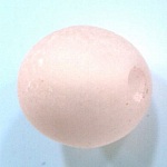 Perle Polaris Mat Ronde 18 mm Light Peach 01 x 1 Pièce