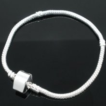 Pulsera de cadena de serpiente europea de 3 mm magnetizada de 17 a 23 cm