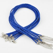 1 Cordón trenzado N°05 - Soporte de collar de 3 mm de diámetro