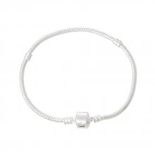 Pulsera Clip Europea 20cm Cierre Liso