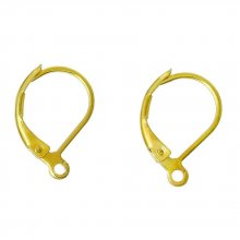 Portapendientes Dormeuse N°17 Chapado en Oro 18K