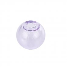 1 Bola de cristal redonda para rellenar 20mm Morado