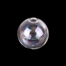 1 Bola redonda de vidrio para rellenar 12mm AB Transparente