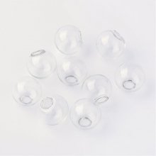 Bolas de vidrio redondas 08mm 10 piezas para rellenar