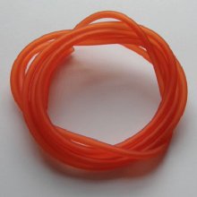 Cordón hueco de PVC de 1 metro 3 mm Naranja
