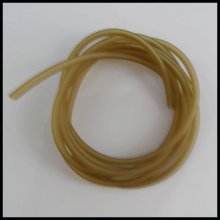 Cordón hueco de PVC de 1 metro, 3 mm, verde oliva