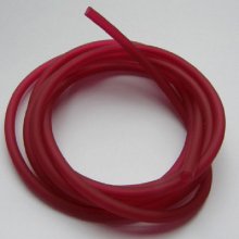 Cordón hueco de pvc de 1 metro 5 mm Fushia oscuro