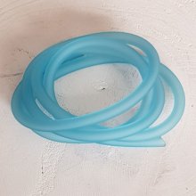 Cordón hueco de PVC de 1 metro 6,5 mm Aguamarina 2