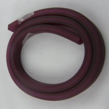 0,50 Cm PVC rectángulo hueco Fushia Dark