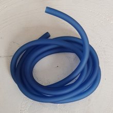 Cordón hueco de PVC de 1 metro 6,5 mm Azul oscuro