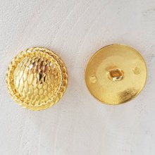 Botón Oro N°04 Redondo 23mm