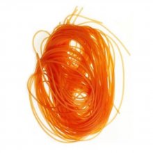 1 metro de cable de PVC naranja de 1,5 mm.