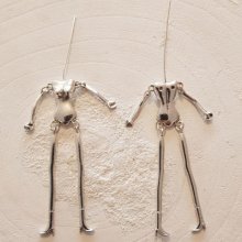 Cuerpo de muñeca en metal plateado 12,5 cm