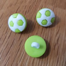 Botón de fútbol de fantasía para niños nº 13 verde claro