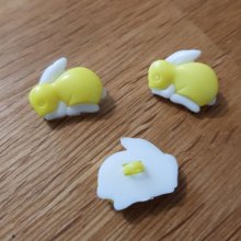 Botón con diseño de conejo para niños nº 08