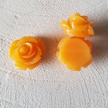 Flor sintética 13 mm N°01-13 Naranja