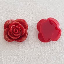 Flor sintética 20 mm N°05-11 Roja