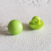 Botones fantasía para niños y bebés Motivo medio balón N°04-02 Verde