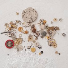 Charm Aguja de Reloj - charm color bronce - steampunk N°03