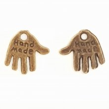 Colgante de mano "MADE HAND" N°01 Bronce