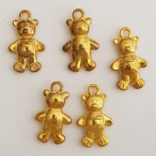 Amuleto de oso N°09 Dorado