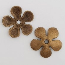 Amuleto Flor Metal N°027 Bronce