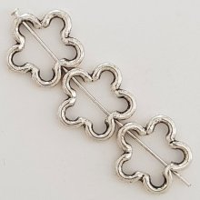 Charm Flor Metal N°031 Plata