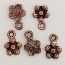 Charm Flor Metal N°035 Cobre