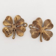 Amuleto Flor Metal N°048 Bronce