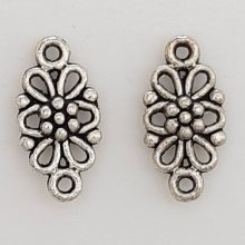 Charm Flor Metal N°067 Plata