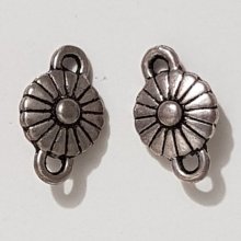 Charm Flor Metal N°093 Plata