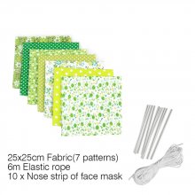 Conjunto de material de máscara Verde