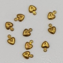 Colgante corazón N°37 oro antiguo