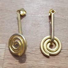 Percha en espiral PM Oro