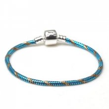 Pulsera clip europea 19 cm Cierre liso N°27-01