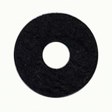 Fieltro Donut 40 mm Negro x1