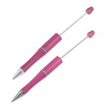 Bolígrafo decorativo rosa oscuro para personalizar x 1 unidad