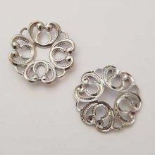 Charm Varios N°018 Flor de plata