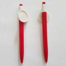 Bolígrafo rojo con capuchón de 25 mm