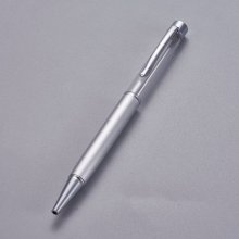 Bolígrafo decorador tubo vacío para personalizar plata plata x 1 pieza